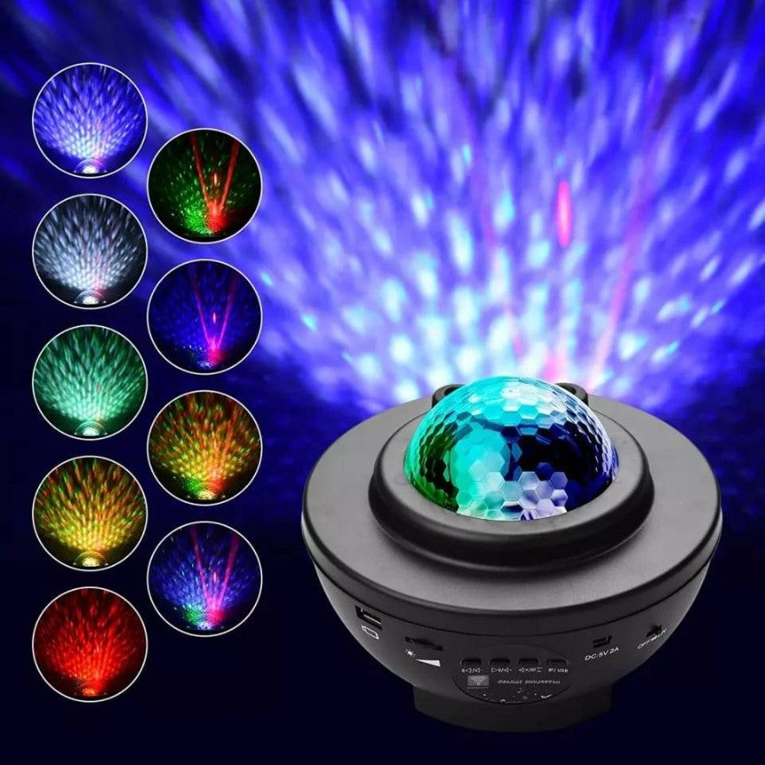 Proyector Galaxia con Bluetooth y Control Remoto