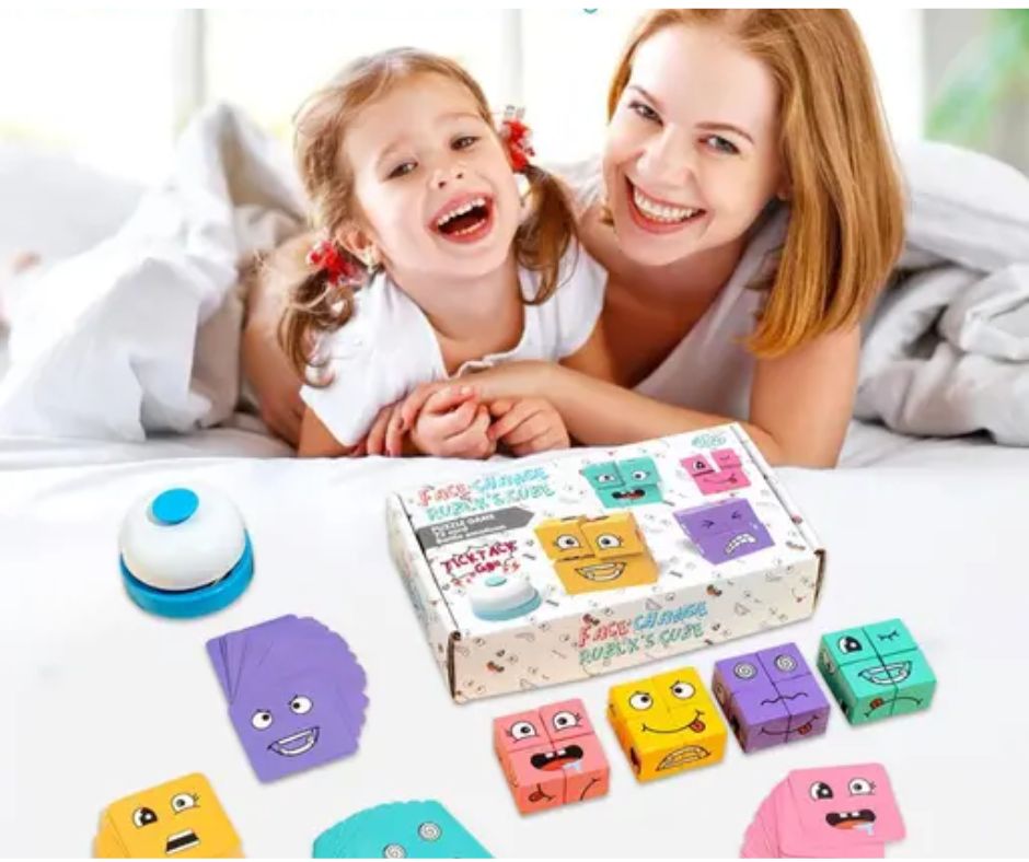 Juego Face Change Montessori | Memoria, Emociones y Concentración