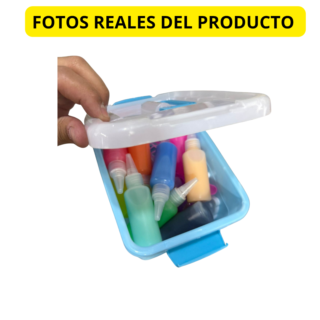 Kit Mágico de Agua 3D para Niños | Moldes y Colores
