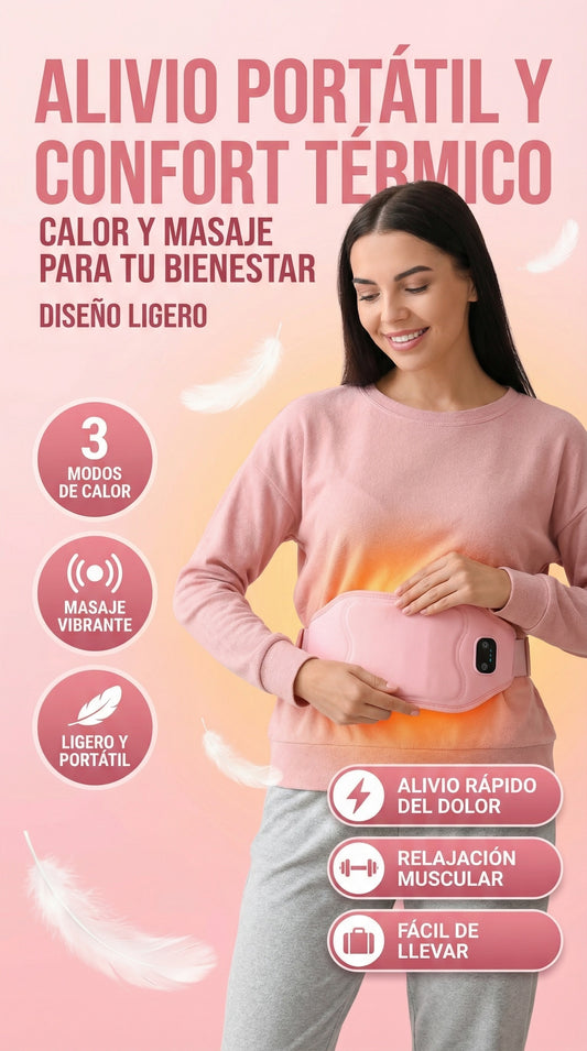 Cinturón Térmico Portátil para Cólicos Menstruales