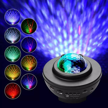 Proyector Galaxia con Bluetooth y Control Remoto
