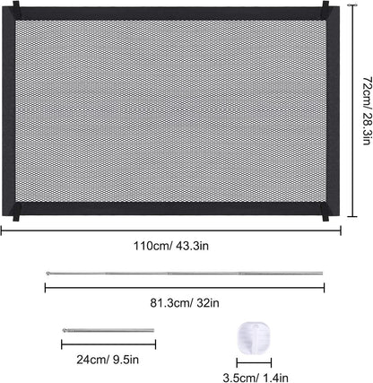 Puerta Mágica de Seguridad para Mascotas 110 × 72 cm