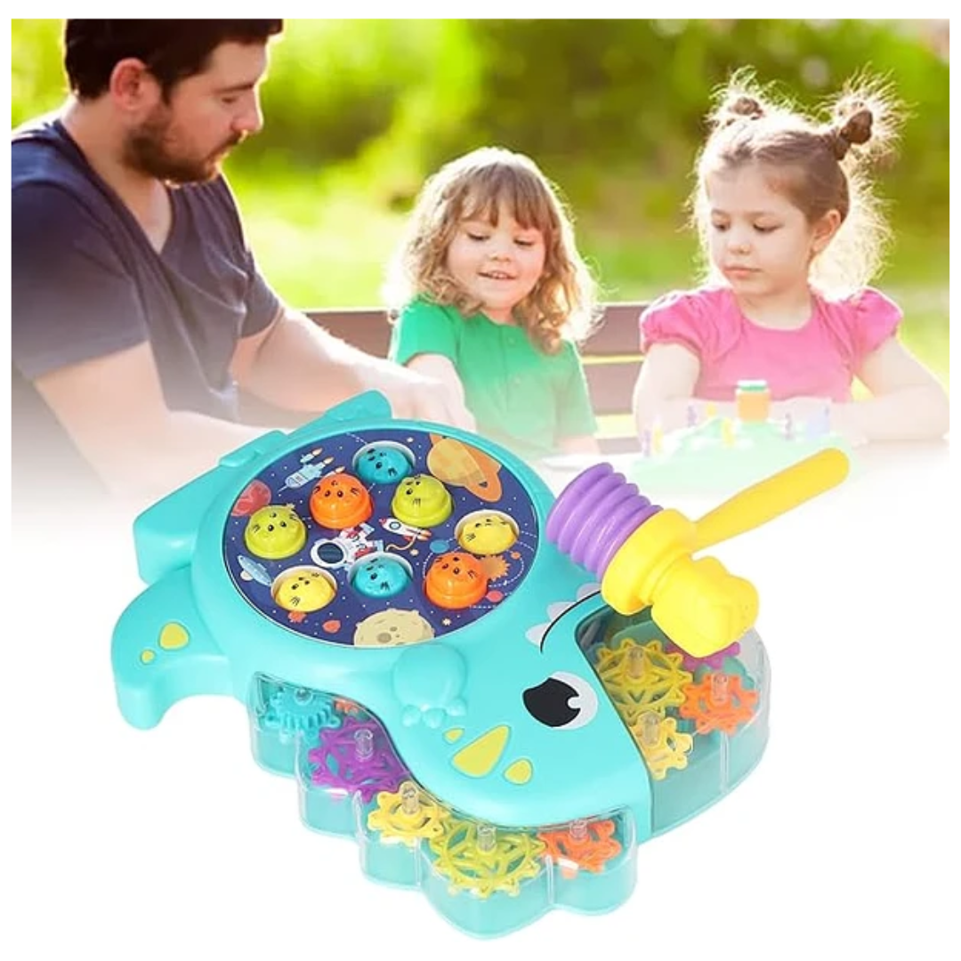 Martillo Musical de Dinosaurio con Luces para Niños