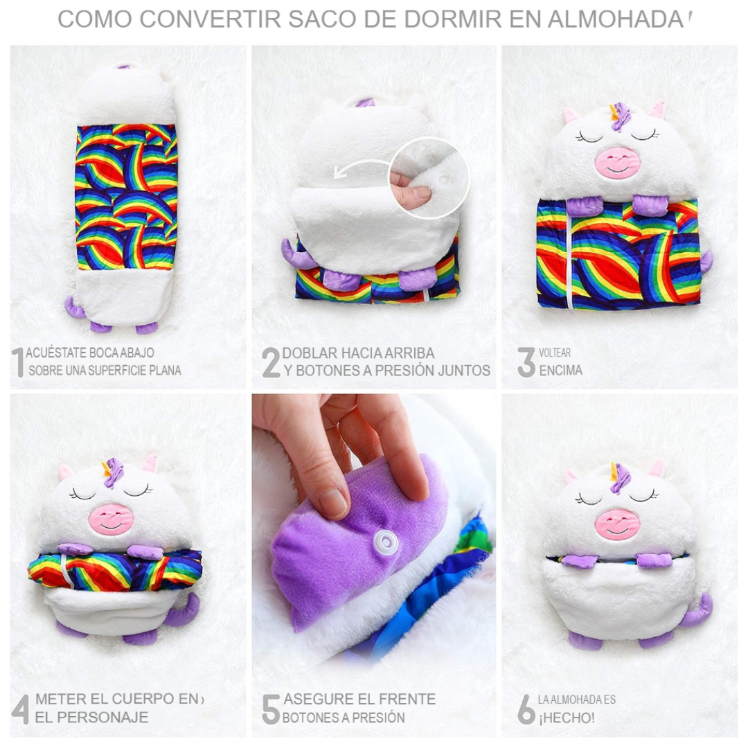 Saco de Dormir Infantil 2 en 1 Diseño Pegaso