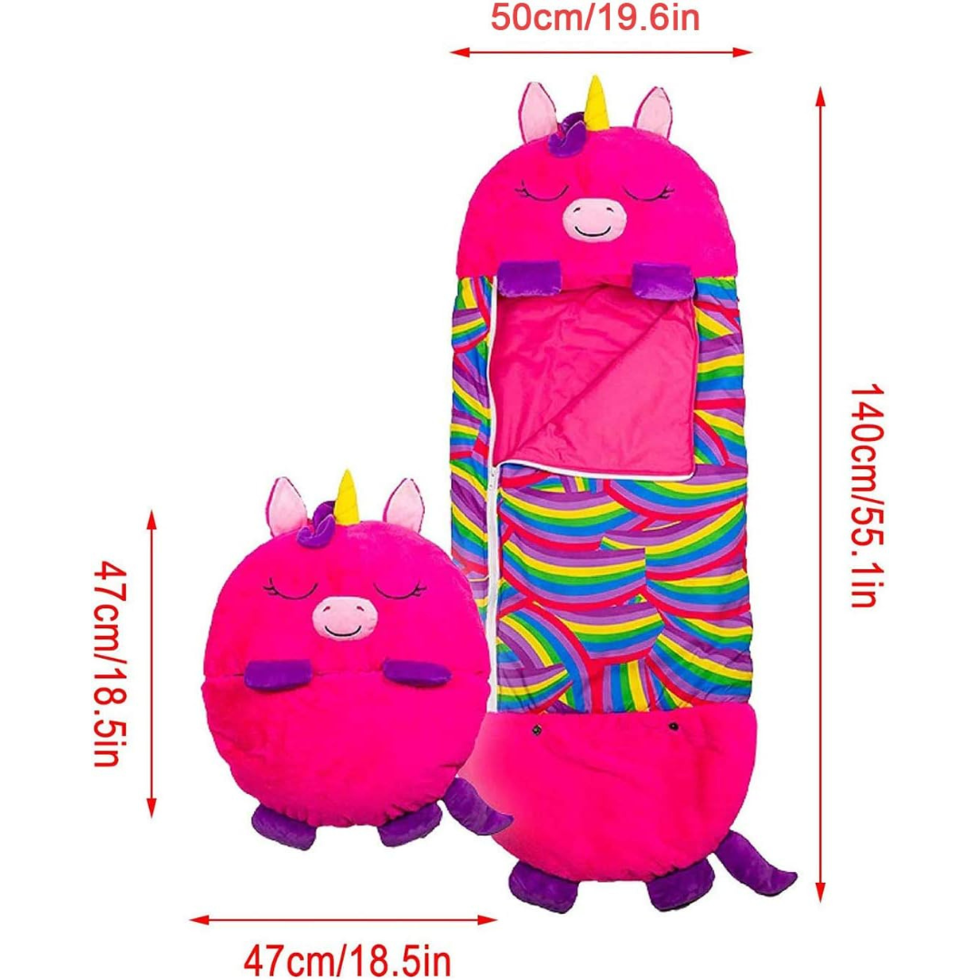 Saco de Dormir Infantil 2 en 1 Diseño Unicornio