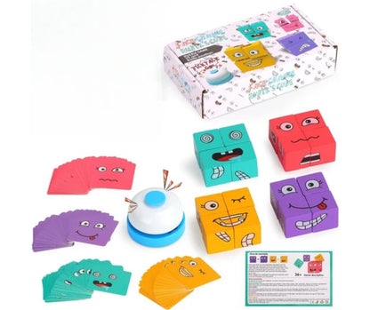 Juego Face Change Montessori | Memoria, Emociones y Concentración