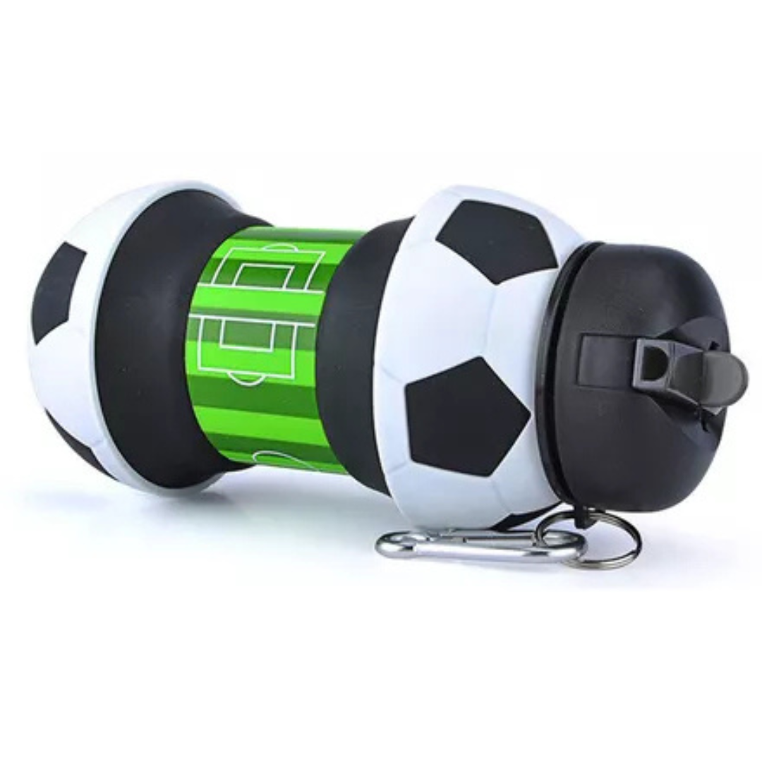 Botella Plegable Diseño Balón de Fútbol