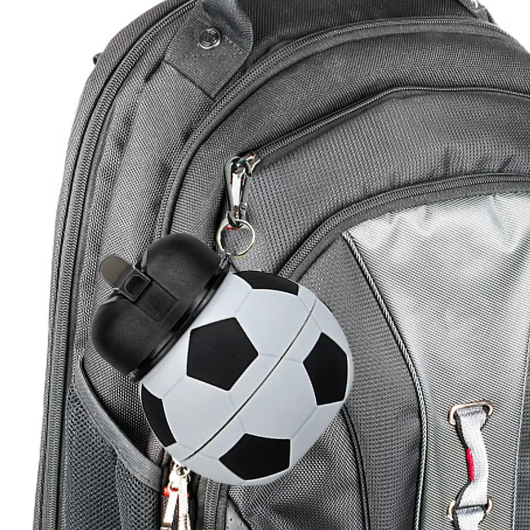 Botella Plegable Diseño Balón de Fútbol