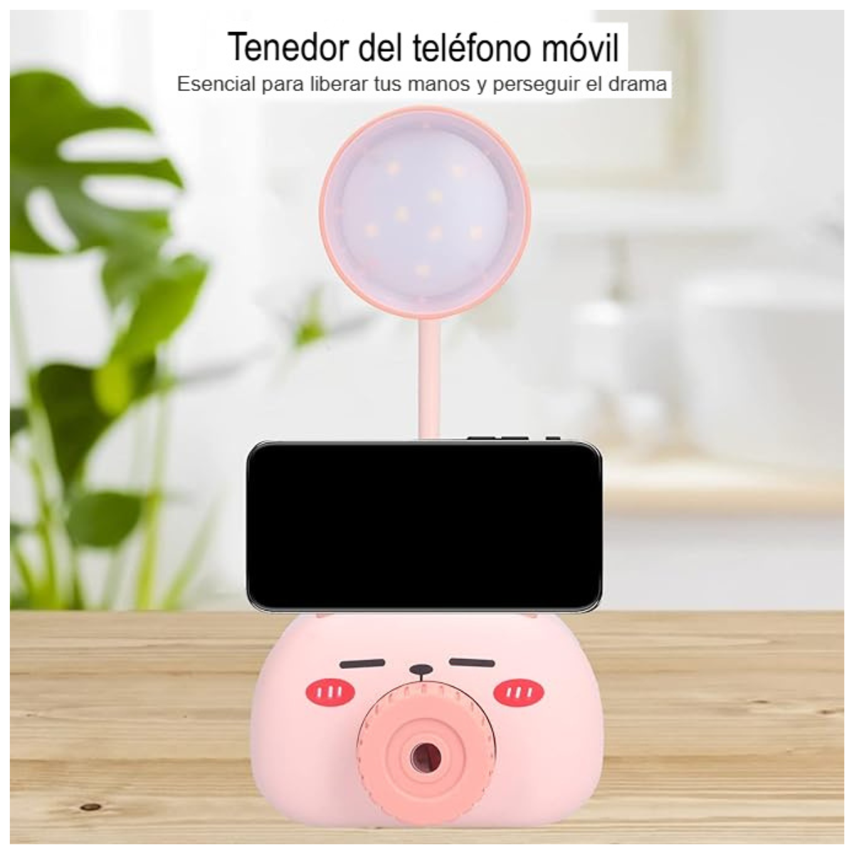 Lámpara LED de Escritorio Conejito con Sacapuntas