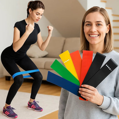 Set de 5 Bandas Elásticas de Resistencia para Entrenamiento