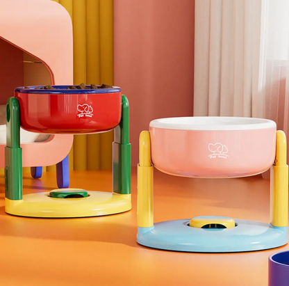 Soporte Ajustable para Comedero de Mascotas