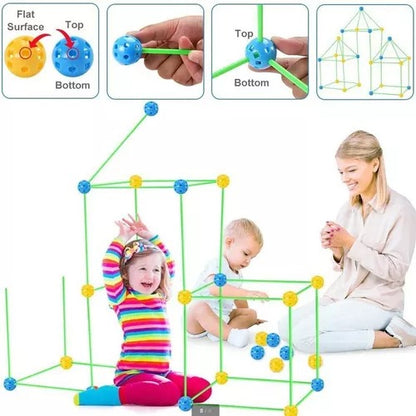 Kit de Construcción Infantil 88 Piezas | Fortalezas y Figuras