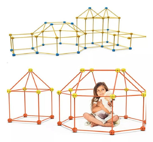 Kit de Construcción Infantil 88 Piezas | Fortalezas y Figuras