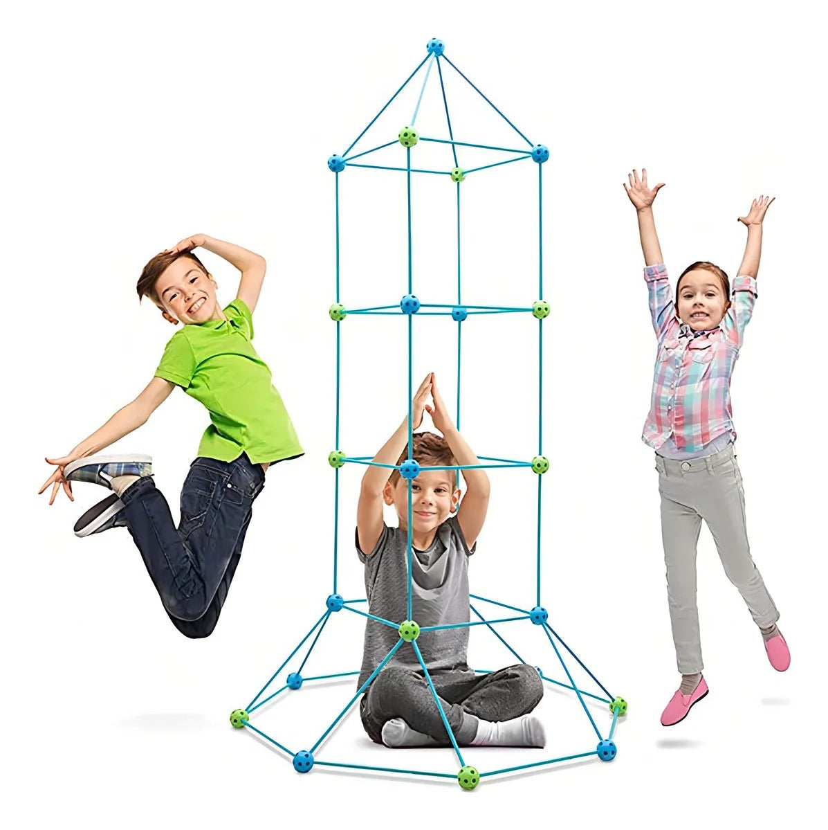 Kit de Construcción Infantil 88 Piezas | Fortalezas y Figuras