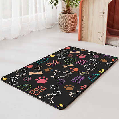 Mat Antideslizante para Comedero de Mascotas 40x60 cm