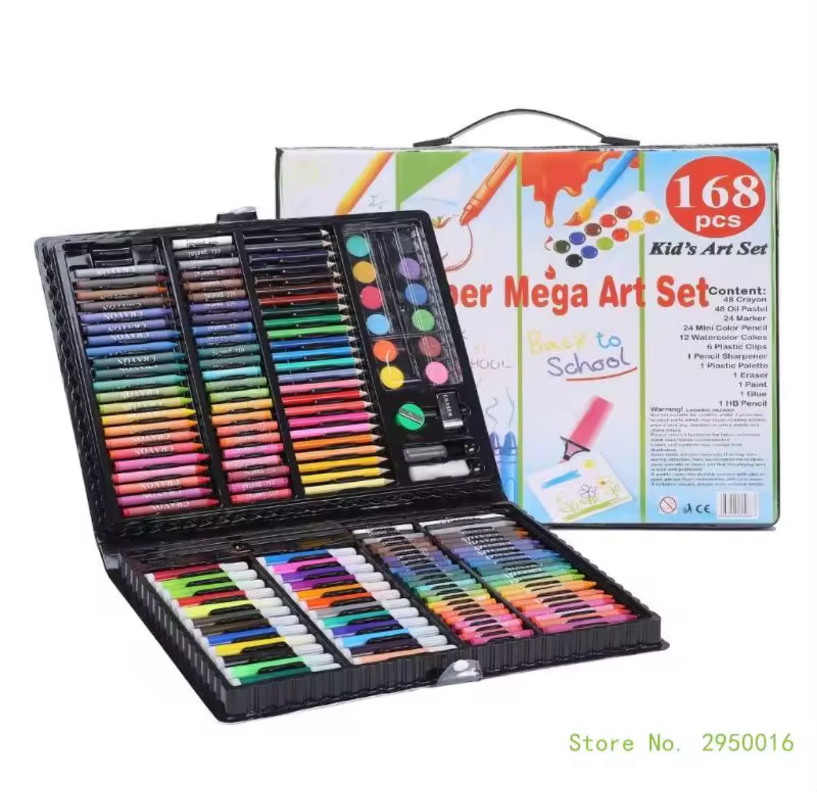 Maleta de Arte y Dibujo – 168 Piezas