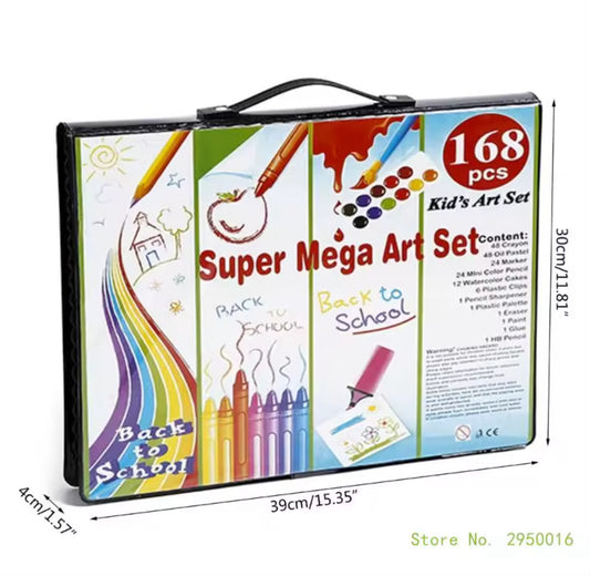 Maleta de Arte y Dibujo – 168 Piezas