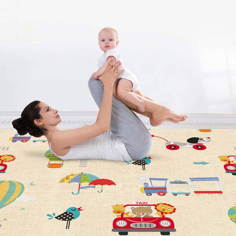Alfombra Infantil Plegable Antigolpes XPE 180x120 cm